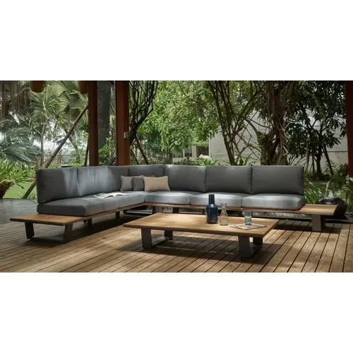 The Outsider Hoek Loungeset - Lota - Antraciet - The Outsider