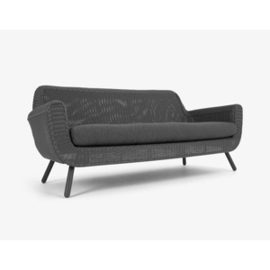 The Outsider Lounge Tuinbank - Jonah - 3 zits - Antraciet - Wicker - The Outsider