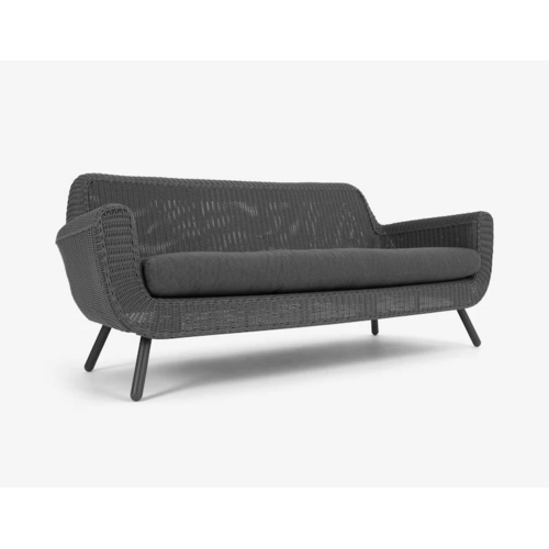 The Outsider Lounge Tuinbank - Jonah - 3 zits - Antraciet - Wicker - The Outsider