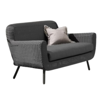 Lounge Tuinbank - Jonah - 2 zits - Antraciet - Wicker - The Outsider