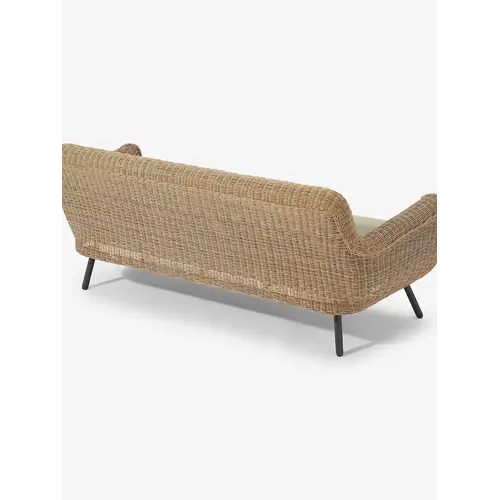 The Outsider Lounge Tuinbank - Jonah - 3 Zits - Wicker - Naturel - The Outsider