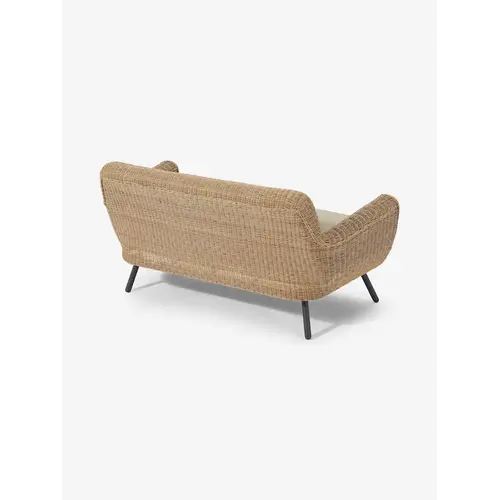 The Outsider Lounge Tuinbank - Jonah - 2 Zits - Wicker - Naturel - The Outsider The Outsider Lounge Tuinbank - Jonah - 2 Zits - Wicker - Naturel - The Outsider