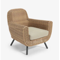 Lounge Tuinstoel - Jonah - Rotan - Wicker - Naturel - The Outsider