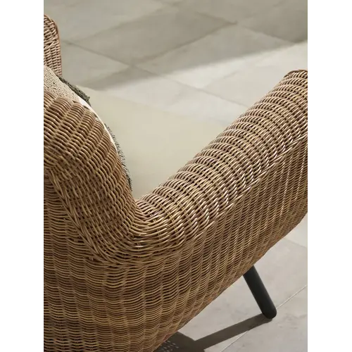 The Outsider Lounge Tuinstoel - Jonah - Rotan - Wicker - Naturel - The Outsider