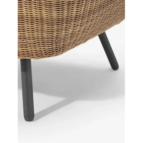 The Outsider Lounge Tuinstoel - Jonah - Rotan - Wicker - Naturel - The Outsider