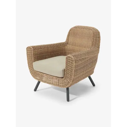 The Outsider Lounge Tuinstoel - Jonah - Rotan - Wicker - Naturel - The Outsider
