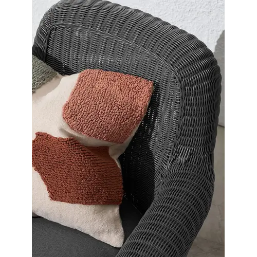 The Outsider Lounge Tuinstoel - Jonah - Wicker - Antraciet - The Outsider