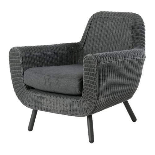 The Outsider Stoel-bank Loungeset - Jonah - 5 zits - Wicker - Antraciet - The Outsider