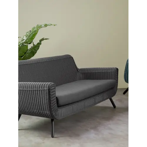 The Outsider Stoel-bank Loungeset - Jonah - 5 zits - Wicker - Antraciet - The Outsider