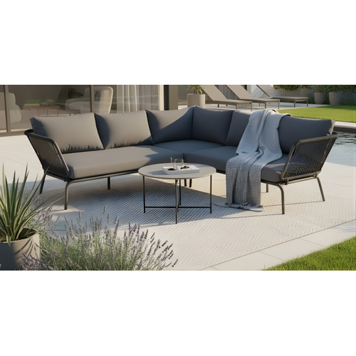 Baratti Hoek Loungeset Verona – Antraciet Rope – Barrati Baratti Hoek Loungeset Verona – Antraciet Rope – Barrati