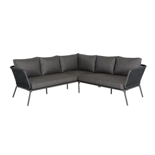 Baratti Hoek Loungeset Verona – Antraciet Rope – Barrati Baratti Hoek Loungeset Verona – Antraciet Rope – Barrati