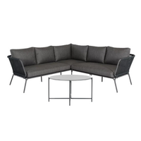 Hoek Loungeset Verona – Antraciet Rope – Barrati