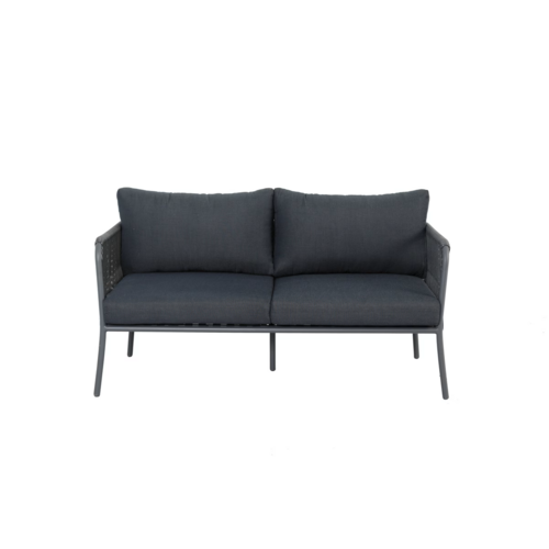 Baratti Stoel-Bank Loungeset Tito | Antraciet | Rope & Aluminium | Baratti