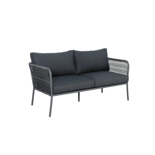 Baratti Stoel-Bank Loungeset Tito | Antraciet | Rope & Aluminium | Baratti