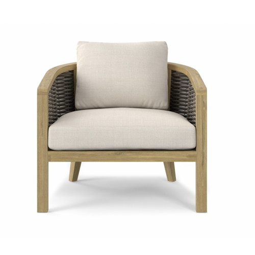 The Outsider Stoel-Bank Loungeset Parkside | 5-zits | Wicker & Acaciahout | The Outsider