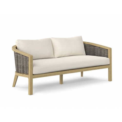 The Outsider Stoel-Bank Loungeset Parkside | 5-zits | Wicker & Acaciahout | The Outsider
