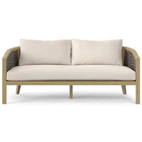 The Outsider Stoel-Bank Loungeset Parkside | 5-zits | Wicker & Acaciahout | The Outsider
