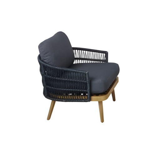 Baratti Stoel-Bank Loungeset Maui | Antraciet | Rope & Aluminium | Baratti