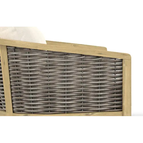 The Outsider Stoel-Bank Loungeset Parkside | 5-zits | Wicker & Acaciahout | The Outsider