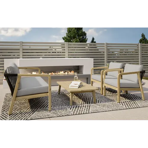 The Outsider Stoel-Bank Loungeset Palmetto | 4-zits | Rope & Acaciahout | The Outsider