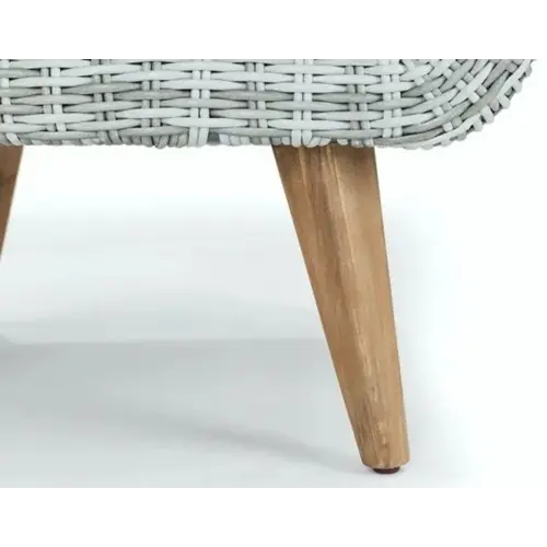 Baratti Hoek Loungeset Maartje - Lichtgrijs - Wicker / Acaciahout - Baratti Baratti Hoek Loungeset Maartje - Lichtgrijs - Wicker / Acaciahout - Baratti