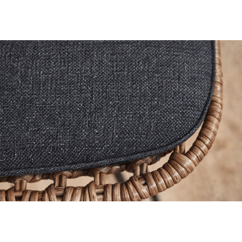 The Outsider Dining tuinstoel - Flamingo - Wicker - Aluminium - Zwart - The Outsider The Outsider Dining tuinstoel - Flamingo - Wicker - Aluminium - Zwart - The Outsider