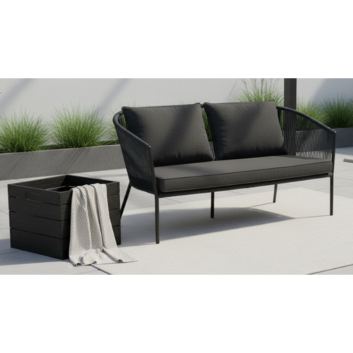 The Outsider Loungebank - Reims - Zwart - The Outsider