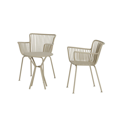 The Outsider Balkonset-Levi-3-Delig-Beige-Staal-60cm-The-Outsider The Outsider Balkonset-Levi-3-Delig-Beige-Staal-60cm-The-Outsider