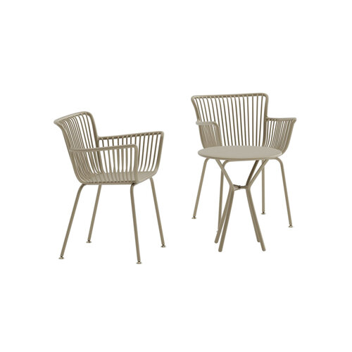 The Outsider Balkonset-Levi-3-Delig-Beige-Staal-60cm-The-Outsider The Outsider Balkonset-Levi-3-Delig-Beige-Staal-60cm-The-Outsider