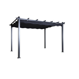 The Outsider Pergola Eva - Zwart - Aluminium - 295x295cm - The Outsider The Outsider Pergola Eva - Zwart - Aluminium - 295x295cm - The Outsider