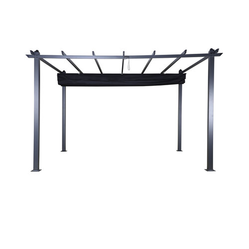 The Outsider Pergola Eva - Zwart - Aluminium - 295x295cm - The Outsider The Outsider Pergola Eva - Zwart - Aluminium - 295x295cm - The Outsider