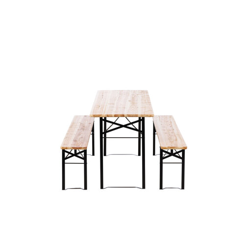 The Outsider Picknickset-Tijn-Inklapbaar-6-Persoons-Zwart-Staal-200cm-The-Outsider The Outsider Picknickset-Tijn-Inklapbaar-6-Persoons-Zwart-Staal-200cm-The-Outsider