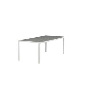 The Outsider Tuintafel - Toscane - Wit/Grijs - Alu/Polywood - 205x90 cm - The Outsider The Outsider Tuintafel - Toscane - Wit/Grijs - Alu/Polywood - 205x90 cm - The Outsider
