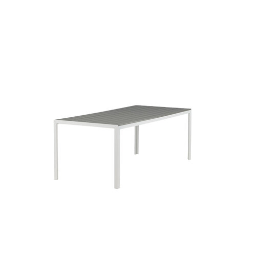 The Outsider Tuintafel - Toscane - Wit/Grijs - Alu/Polywood - 205x90 cm - The Outsider