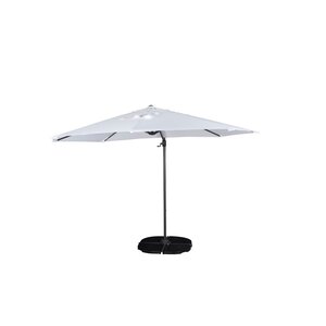 The Outsider Ronde Zweefparasol - Fleur - 3m - Zwart/wit - The Outsider The Outsider Ronde Zweefparasol - Fleur - 3m - Zwart/wit - The Outsider