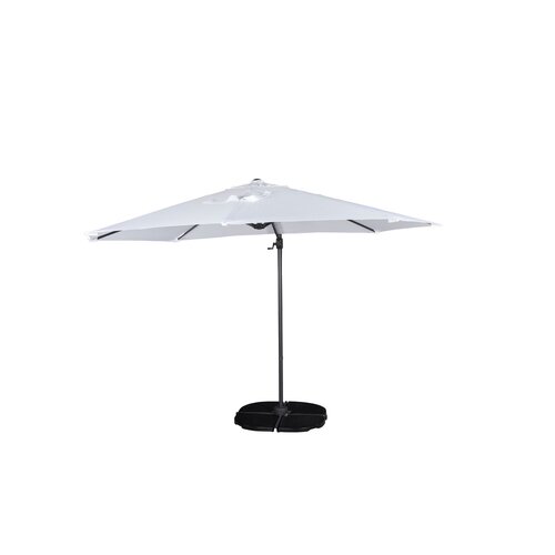 The Outsider Ronde Zweefparasol - Fleur - 3m - Zwart/wit - The Outsider The Outsider Ronde Zweefparasol - Fleur - 3m - Zwart/wit - The Outsider