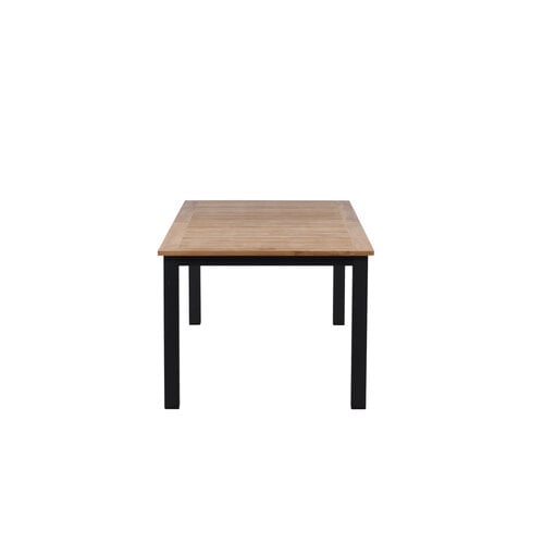 The Outsider Uitschuifbare Tuintafel - Ruben - 225-320cm - Teak - Zwart - Outsider The Outsider Uitschuifbare Tuintafel - Ruben - 225-320cm - Teak - Zwart - Outsider