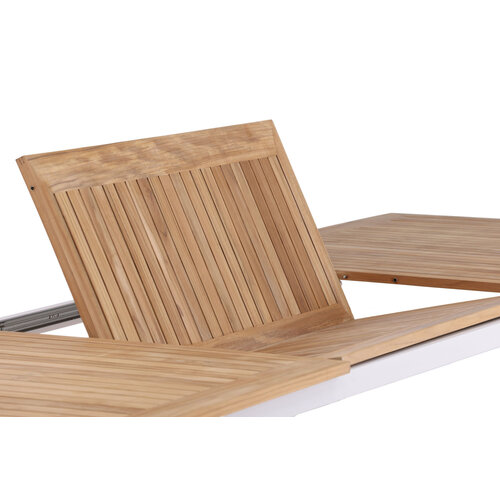 The Outsider Panama Table 224/324 - White/Teak The Outsider Panama Table 224/324 - White/Teak