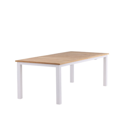 The Outsider Panama Table 224/324 - White/Teak The Outsider Panama Table 224/324 - White/Teak