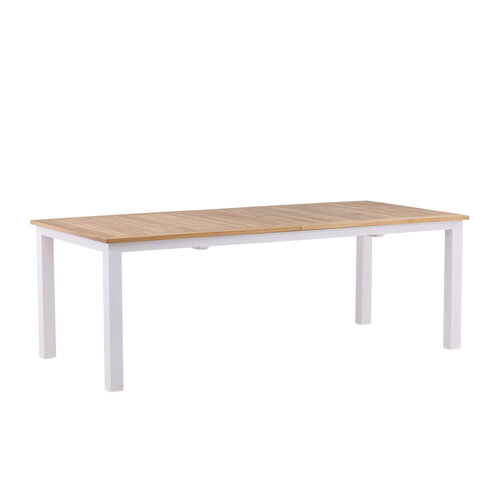 The Outsider Panama Table 224/324 - White/Teak The Outsider Panama Table 224/324 - White/Teak