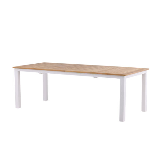 The Outsider Panama Table 224/324 - White/Teak The Outsider Panama Table 224/324 - White/Teak