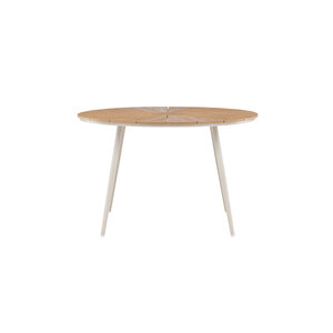 The Outsider Ronde Tuintafel  - Roos - Beige –  Polywood - 120 cm - The Outsider