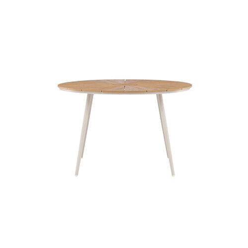 The Outsider Ronde Tuintafel  - Roos - Beige –  Polywood - 120 cm - The Outsider