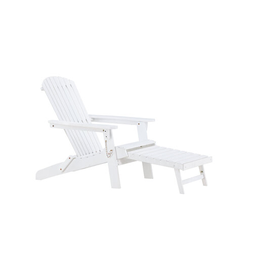 The Outsider Adirondack -  Sun Lounger - Noor - Wit - The Outsider