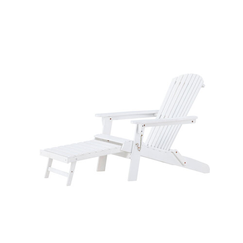 The Outsider Adirondack -  Sun Lounger - Noor - Wit - The Outsider