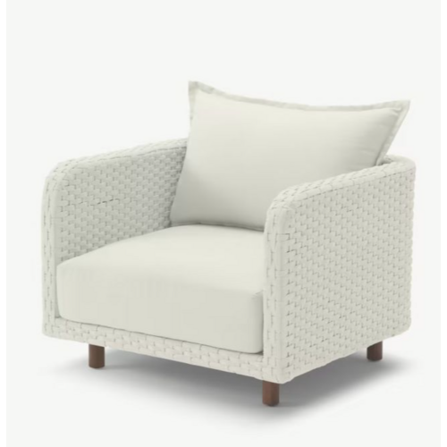 Baratti Lounge- Stoel - Nayan - Wicker - Off White - Baratti Baratti Lounge- Stoel - Nayan - Wicker - Off White - Baratti
