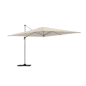 The Outsider Zweefparasol Jip - Silver Aluminium / Beige - 294x294cm - The Outsider The Outsider Zweefparasol Jip - Silver Aluminium / Beige - 294x294cm - The Outsider