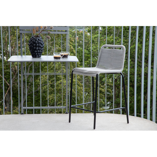 Lindos Barchair 2-pack Steel - Black / Light Grey Lindos Barchair 2-pack Steel - Black / Light Grey