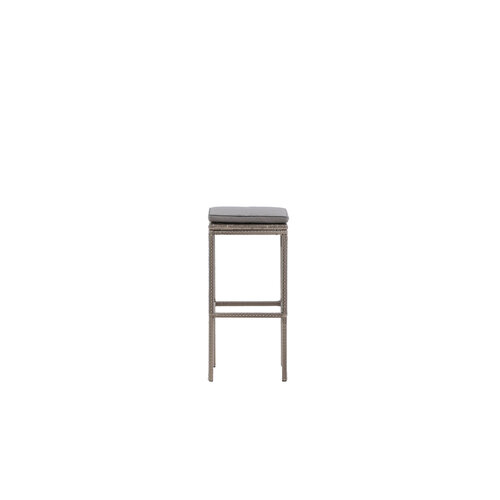 The Outsider Barkruk Noud - Grijs Wicker - 75cm - The Outsider