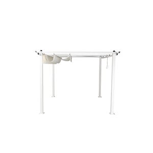 The Outsider Pergola Eva - Wit - Aluminium - 295x295cm - The Outsider
